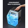 image:imageSilonn Ice Makers Countertop 44lbs Per Day 2 Ways to Add Water Auto SelfCleaning Stainless Steel Ice Machine for Home Office Bar PartyStainless Steelcube