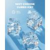 image:imageSilonn Ice Makers Countertop 44lbs Per Day 2 Ways to Add Water Auto SelfCleaning Stainless Steel Ice Machine for Home Office Bar PartyStainless Steelcube