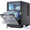image:imageSilonn Crescent Ice Maker Countertop Slow Melting amp CrystalClear Ice SelfCleaning Ice Machine with Adjustable Ice Thickness amp Timer Function 16 Pcs in 15 Mins 2000 Pcs per Day
