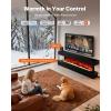 image:imageSilonn 3Sided Smart 50 Electric Fireplace Alexa amp App Control Fireplace with 15 Flame Colors Electric Fireplace Inserts Logs 5110 BTU Heat Output Realistic Flame and Sound3Sided Fireplace