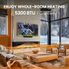 image:imageSilonn 3Sided Smart 50 Electric Fireplace Alexa amp App Control Fireplace with 15 Flame Colors Electric Fireplace Inserts Logs 5110 BTU Heat Output Realistic Flame and Sound60 Inch