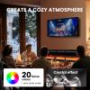 image:imageSilonn 3Sided Smart 50 Electric Fireplace Alexa amp App Control Fireplace with 15 Flame Colors Electric Fireplace Inserts Logs 5110 BTU Heat Output Realistic Flame and Sound60 Inch