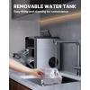 image:imageSilonn Nugget Ice Maker Countertop  44lbs24h CrushedPebble Ice Machine Front PullOut Water Tank amp Removable Basket Stainless Steel Finish for Home Kitchen