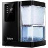 image:imageSilonn Nugget Ice Maker Countertop with 3L Detachable Water Tank 40 lbs24H Soft Chewable Ice Self Cleaning Ice Machine with Timer Function Pebble Ice Maker for Kitchen Party and Office