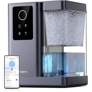 image:imageSilonn Nugget Ice Maker Countertop with APP amp Voice Control Self Cleaning Ice Machine with 3L Large Water Tank 40 lbs24H Soft Chewable Ice Portable Pebble Ice Maker for Home Kitchen and PartySilver Gray