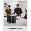 image:imageSilonn Ice Maker Countertop 9 Cubes Ready in 6 Mins 26lbs in 24Hrs SelfCleaning Ice Machine with Ice Scoop and Basket 2 Sizes of Bullet Ice for Home Kitchen Office Bar PartyMidnight