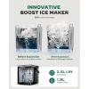 image:imageSilonn Ice Maker Countertop 9 Cubes Ready in 6 Mins 26lbs in 24Hrs SelfCleaning Ice Machine with Ice Scoop and Basket 2 Sizes of Bullet Ice for Home Kitchen Office Bar PartyMidnight