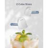 image:imageSilonn Ice Maker Countertop Stainless Steel Portable Ice Machine with Carry Handle SelfCleaning Ice Makers with Basket and Scoop 9 Cubes in 6 Mins 26 lbs per DayBlack