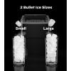 image:imageSilonn Ice Makers Countertop 9 Cubes Ready in 6 Mins 26lbs in 24Hrs SelfCleaning Ice Machine with Ice Scoop and Basket 2 Sizes of Bullet Ice for Home Kitchen Office Bar PartyBlackAPP