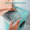 image:imageSilonn Ice Makers Countertop 9 Cubes Ready in 6 Mins 26lbs in 24Hrs SelfCleaning Ice Machine with Ice Scoop and Basket 2 Sizes of Bullet Ice for Home Kitchen Office Bar PartyGreen