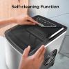 image:imageSilonn Portable 4Power Ice Maker  9 Cubes in 6 Mins 22lbsDay  12V24V Car amp 100240V AC SolarReady AutoClean Countertop Ice Machine for Camping RV Home amp Outdoor No Plumbing NeededStainless Steel