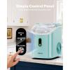 image:imageSilonn Portable 4Power Ice Maker  9 Cubes in 6 Mins 22lbsDay  12V24V Car amp 100240V AC SolarReady AutoClean Countertop Ice Machine for Camping RV Home amp Outdoor No Plumbing NeededCyan
