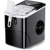 image:imageSilonn Ice Makers Countertop 9 Cubes Ready in 6 Mins 26lbs in 24Hrs SelfCleaning Ice Machine with Ice Scoop and Basket 2 Sizes of Bullet Ice for Home Kitchen Office Bar PartyBlack with Ice Basket Handle