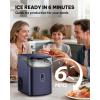 image:imageSilonn Nugget Ice Maker Countertop Pebble Ice Makers with Crushed Soft Chewable Ice 33lbs Per Day with Scoop Pellet Portable Ice Machines with AutoCleaning for Home Kitchen Office BlackBlue