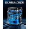 image:imageSilonn Nugget Ice Maker Countertop Pebble Ice Makers with Crushed Soft Chewable Ice 33lbs Per Day with Scoop Pellet Portable Ice Machines with AutoCleaning for Home Kitchen Office BlackGloss Black