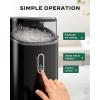 image:imageSilonn Nugget Ice Maker Countertop Pebble Ice Makers with Crushed Soft Chewable Ice 33lbs Per Day with Scoop Pellet Portable Ice Machines with AutoCleaning for Home Kitchen Office BlackDark