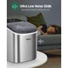 image:imageSilonn Nugget Ice Maker Countertop Pebble Ice Makers with Crushed Soft Chewable Ice 33lbs Per Day with Scoop Pellet Portable Ice Machines with AutoCleaning for Home Kitchen Office BlackGrey