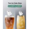 image:imageSilonn Nugget Ice Maker Countertop Pebble Ice Makers with Crushed Soft Chewable Ice 33lbs Per Day with Scoop Pellet Portable Ice Machines with AutoCleaning for Home Kitchen Office BlackGrey