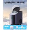 image:imageSilonn Nugget Ice Maker Countertop Pebble Ice Makers with Crushed Soft Chewable Ice 33lbs Per Day with Scoop Pellet Portable Ice Machines with AutoCleaning for Home Kitchen Office BlackBlue