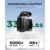 image:imageSilonn Nugget Ice Maker Countertop Pebble Ice Makers with Crushed Soft Chewable Ice 33lbs Per Day with Scoop Pellet Portable Ice Machines with AutoCleaning for Home Kitchen Office BlackModel with App Support