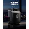 image:imageSilonn Nugget Ice Maker Countertop Pebble Ice Makers with Crushed Soft Chewable Ice 33lbs Per Day with Scoop Pellet Portable Ice Machines with AutoCleaning for Home Kitchen Office BlackDark