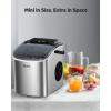 image:imageSilonn Nugget Ice Maker Countertop Pebble Ice Makers with Crushed Soft Chewable Ice 33lbs Per Day with Scoop Pellet Portable Ice Machines with AutoCleaning for Home Kitchen Office BlackGrey