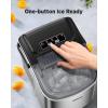 image:imageSilonn Nugget Ice Maker Countertop Pebble Ice Makers with Crushed Soft Chewable Ice 33lbs Per Day with Scoop Pellet Portable Ice Machines with AutoCleaning for Home Kitchen Office BlackGrey