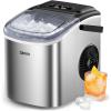 image:imageSilonn Nugget Ice Maker Countertop Pebble Ice Makers with Crushed Soft Chewable Ice 33lbs Per Day with Scoop Pellet Portable Ice Machines with AutoCleaning for Home Kitchen Office BlackGrey