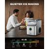 image:imageSilonn Nugget Ice Maker Countertop Ice Basket with Handle Quiet Operation amp Self Cleaning Ice Machine Chewable Ice 33 lbs24H Portable Pellet Ice Maker with Scoop for Home Kitchen and Office