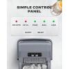 image:imageSilonn Stainless Steel Countertop Ice Maker 26 lbsDay Fast Ice Production in 6 Mins SelfCleaning Compact Ice Machine for Home Kitchen Office amp PartiesSatin Silver