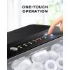 image:imageSilonn Stainless Steel Countertop Ice Maker 26 lbsDay Fast Ice Production in 6 Mins SelfCleaning Compact Ice Machine for Home Kitchen Office amp PartiesBlackPRO