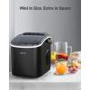 image:imageSilonn Stainless Steel Countertop Ice Maker 26 lbsDay Fast Ice Production in 6 Mins SelfCleaning Compact Ice Machine for Home Kitchen Office amp PartiesDark