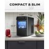 image:imageSilonn Stainless Steel Countertop Ice Maker 26 lbsDay Fast Ice Production in 6 Mins SelfCleaning Compact Ice Machine for Home Kitchen Office amp PartiesLED Black