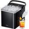 image:imageSilonn Stainless Steel Countertop Ice Maker 26 lbsDay Fast Ice Production in 6 Mins SelfCleaning Compact Ice Machine for Home Kitchen Office amp PartiesBlackPRO