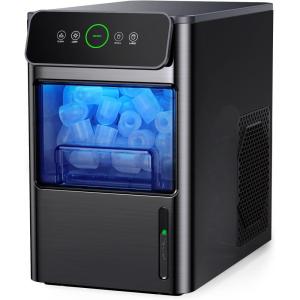 image:imageSilonn Stainless Steel Countertop Ice Maker 26 lbsDay Fast Ice Production in 6 Mins SelfCleaning Compact Ice Machine for Home Kitchen Office amp PartiesBlack
