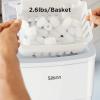 image:imageSilonn 2 Sphere Clear Ice Maker Countertop SlowMelting Crystal Ice Balls for Whiskey 4 Pcs in 35 Mins  144 PcsDay Rapid Sphere Technology OneClick SelfCleaning Ideal for BourbonWhite