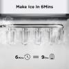 image:imageSilonn 2 Sphere Clear Ice Maker Countertop SlowMelting Crystal Ice Balls for Whiskey 4 Pcs in 35 Mins  144 PcsDay Rapid Sphere Technology OneClick SelfCleaning Ideal for BourbonWhite