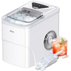 image:imageSilonn 2 Sphere Clear Ice Maker Countertop SlowMelting Crystal Ice Balls for Whiskey 4 Pcs in 35 Mins  144 PcsDay Rapid Sphere Technology OneClick SelfCleaning Ideal for BourbonWhite