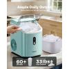 image:imageSilonn Nugget Ice Makers Countertop 38lbs24H Chewable Pellet Ice Machine with Self Cleaning Function Portable Pebble Ice Maker with Ice Scoop for Home Kitchen Office BlackMint