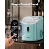 image:imageSilonn Nugget Ice Makers Countertop 38lbs24H Chewable Pellet Ice Machine with Self Cleaning Function Portable Pebble Ice Maker with Ice Scoop for Home Kitchen Office BlackMint