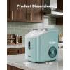 image:imageSilonn Nugget Ice Makers Countertop 38lbs24H Chewable Pellet Ice Machine with Self Cleaning Function Portable Pebble Ice Maker with Ice Scoop for Home Kitchen Office BlackMint
