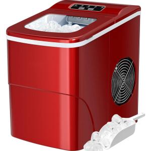 image:imageSilonn Nugget Ice Makers Countertop 38lbs24H Chewable Pellet Ice Machine with Self Cleaning Function Portable Pebble Ice Maker with Ice Scoop for Home Kitchen Office BlackLight gray