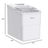 image:imageNugget Ice Maker Countertop Silonn Chewable Pellet Ice Machine with SelfCleanin Function 33lbs24H Portable Ice Makers for Home Kitchen Officce Stainless SteelWhite