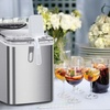 image:imageNugget Ice Maker Countertop Silonn Chewable Pellet Ice Machine with SelfCleanin Function 33lbs24H Portable Ice Makers for Home Kitchen Officce Stainless SteelStainless Steel with Ice Basket Handle