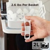 image:imageNugget Ice Maker Countertop Silonn Chewable Pellet Ice Machine with SelfCleanin Function 33lbs24H Portable Ice Makers for Home Kitchen Officce Stainless SteelBlack with Ice Basket Handle
