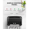 image:imageNugget Ice Maker Countertop Silonn Chewable Pellet Ice Machine with SelfCleanin Function 33lbs24H Portable Ice Makers for Home Kitchen Officce Stainless SteelEbony