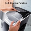 image:imageNugget Ice Maker Countertop Silonn Chewable Pellet Ice Machine with SelfCleanin Function 33lbs24H Portable Ice Makers for Home Kitchen Officce Stainless SteelBlack with Ice Basket Handle