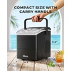 image:imageNugget Ice Maker Countertop Silonn Chewable Pellet Ice Machine with SelfCleanin Function 33lbs24H Portable Ice Makers for Home Kitchen Officce Stainless SteelEbony