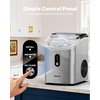 image:imageNugget Ice Maker Countertop Silonn Chewable Pellet Ice Machine with SelfCleanin Function 33lbs24H Portable Ice Makers for Home Kitchen Officce Stainless SteelSilverPRO