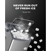 image:imageNugget Ice Maker Countertop Silonn Chewable Pellet Ice Machine with SelfCleanin Function 33lbs24H Portable Ice Makers for Home Kitchen Officce Stainless SteelSatin Silver